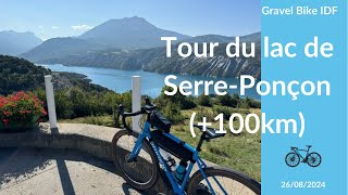 Tour du lac de SerrePonçon  100km [upl. by Felicio]