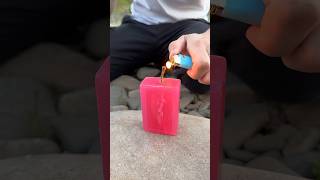 🔥 The guy shows a LIFEHACK for SURVIVAL 🧼 camping survival bushcraft outdoors lifehack [upl. by Atteloj332]