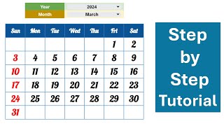 How to create dynamic Calendar in Google Sheet [upl. by Cir310]