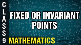 Fixed or Invariant Points  9th Class Mathematics  Digital Teacher [upl. by Isus]