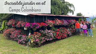 IMPRESIONANTE jardín en el campo Colombiano  la magia de las plantas [upl. by Inatsed]