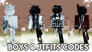 Boy Outfits Code For Brookhaven And Berry Avenue  Roblox Brookhaven Boys Outfit Codes 2024 [upl. by Norrehc]