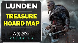 Lunden Treasure Hoard Map Location amp Solution  Oxenefordscire  Assassins Creed Valhalla [upl. by Susejedesoj]