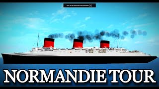 Tour no quotSS Normandiequot  Roblox Virtual Tour [upl. by Ahsikal]