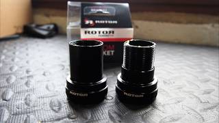 Rotor BB30  24mm Road Bottom Bracket Conversion [upl. by Kristofer344]