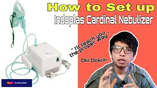 UNBOXING AND QUICK REVIEW HOW TO PROPER SET UP AND USE THE CARDINAL NEBULIZER INDOPLAS FROM LAZADA [upl. by Seligman420]