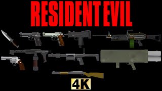 Resident Evil 1  Ultimate Weapon Showcase 4K [upl. by Dine]