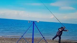 Doing a fishing pendulum with the TTSPORT amp penn fathom 12about 150yrd to 160yrd [upl. by Silvan]