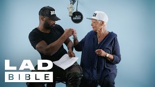 Lethal Bizzle Teaches Dame Judi Dench How To Rap [upl. by Adallard]