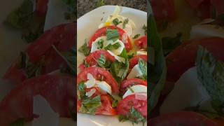 Caprese salad foodvideos food cooking viralfood funny ￼￼ [upl. by Berfield121]