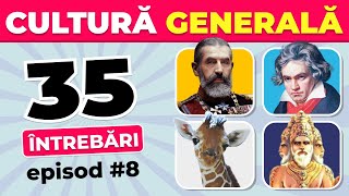 Test de Cultură Generală 8  35 de Întrebări din Domenii Variate [upl. by Susannah]