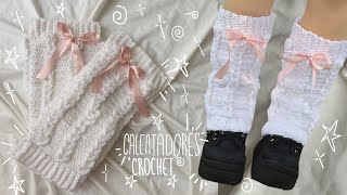 Calentadores crochet [upl. by Devol]