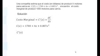 Costo marginal [upl. by Berrie]