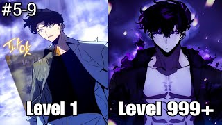 59 He Levels Up By Climbing The Tower New manhwa recap [upl. by Tormoria977]