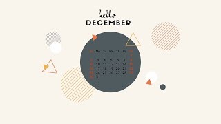 2018 December Calendar Printable With Holidays [upl. by Bose35]