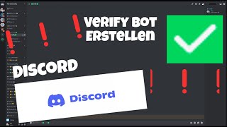 Verifizierungs Bot für Discord Erstellen mit CarlBot [upl. by Saudra]