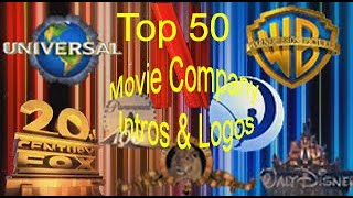 Movie Company Intros amp Logos Top 50  Old and new 2021 [upl. by Sible514]