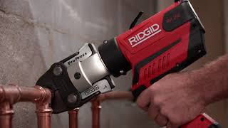 How To Use the RIDGID® RP 350 Press Tool Unmatched Performance [upl. by Stillas]