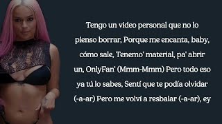 KAROL G  DVD lyrics [upl. by Epoillac]