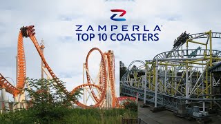 Top 10 Coasters by Zamperla [upl. by Enimzaj94]