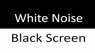 No Ads White Noise  Black Screen  12 Hours for Deep Sleep and StressFree Relaxation [upl. by Dreeda]