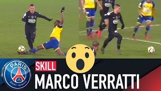 SKILL  GESTE TECHNIQUE  MARCO VERRATTI  SOCHAUX vs PARIS SAINTGERMAIN [upl. by Ahsinan]