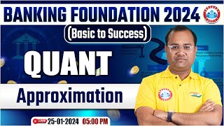 Bank Exams Foundation Class Quant For Bank Exams Approximation Calculation Trick07 By Tarun Sir [upl. by Eiramnna]