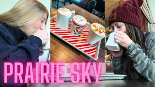 Hot Chocolate Flights at Prairie Sky Breads  Christmas in Minot North Dakota [upl. by Bradney]