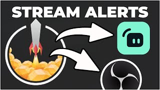 HOW TO ADD STREAM ALERTS  STREAMELEMENTS OBS STUDIO amp STREAMLABS OBS [upl. by Leese521]