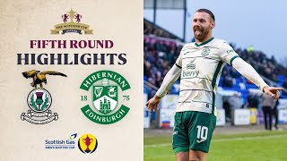 Inverness CT 13 Hibernian  Scottish Gas Mens Scottish Cup Fifth Round Highlights [upl. by Kcirddor]