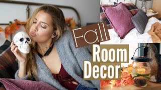 8 Ways To Decorate Your Room For Fall  TessChristine [upl. by Esetal]