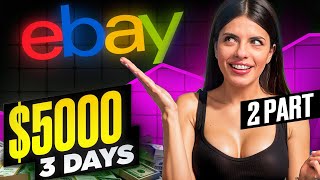 Secret Tactic To Earn 5000 by Flipping Items on eBay [upl. by Quigley982]