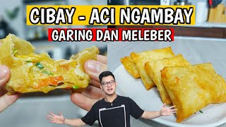 IDE JUALAN  Resep mudah aci  CIBAY garing dan meleber  Jerry masterchef [upl. by Olracnaig]