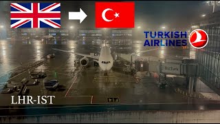 Turkish Airlines TK1986 London Heathrow to Istanbul New [upl. by Mannos]