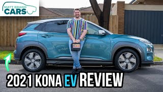 2021 Hyundai Kona Electric Review  This or a Tesla Model 3 [upl. by Adok]