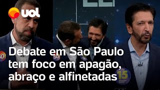 Nunes x Boulos Apagão abraço ironia com trabalho e sigilo bancário marcam Debate na Band [upl. by Bidget]