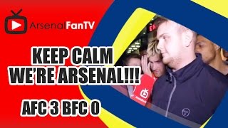 Keep Calm Were Arsenal  Arsenal 3 Burnley 0 [upl. by Olumor]