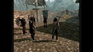 Skyrim  The Companions Induction Ceremony with Vilkas Speaking edited [upl. by Irmgard51]