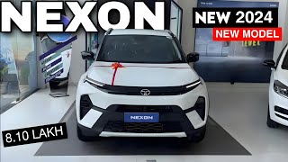 2024 TATA NEXON BASE MODEL COMPLETE DETAILED REVIEW PRICE FEATURES INTERIORS EXTERIOR ALL DETAIL [upl. by Auvil]