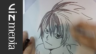 Takeshi Obata NY ComicCon 2014 Sketches [upl. by Addy445]