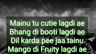 English Fruity Lagdi Hai Lyrics  Translation  Ramji Gulati  Jannat Zubair [upl. by Rehpotsirhc]