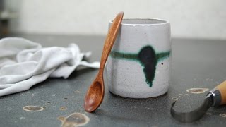 DIY  Wooden coffee spoon [upl. by Quintus]