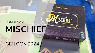 First Look at the game Mischief with Designer Dan Cassar  GenCon 2024 [upl. by Cahn]