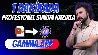 Türkçe Sunum Hazırlayan Yapay Zeka  Konu Başlığını Ver Sunumu Al GammaAPP [upl. by Naerad267]