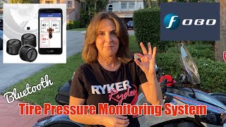 FOBO Tire Pressure Monitoring System For Your Motorcycle 2 or 3 wheels [upl. by Mathew]