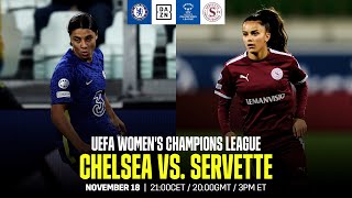 Chelsea vs Servette  UEFA Women’s Champions League Matchday 4 Full Match [upl. by Bergquist]