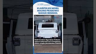 Kronologi Mobil Maung Prabowo Masuk Bengkel seusai 1 Minggu Pemakaian Pemilik Bengkel Buka Suara [upl. by Ecydnarb]