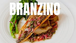 How to cook PANSEARED BRANZINO [upl. by Samled881]