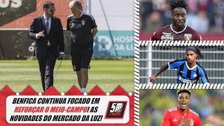 Benfica 202122 ● Águias continuam focados em reforçar o meiocampo [upl. by Acissaj]