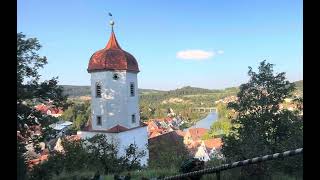 Harburg zum Abschluss Zug von Donauwörth nach Nördlingen [upl. by Ishii187]